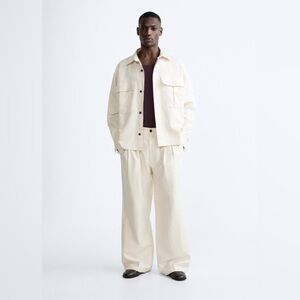 ZARA wide leg pants trousers x casa Josephine